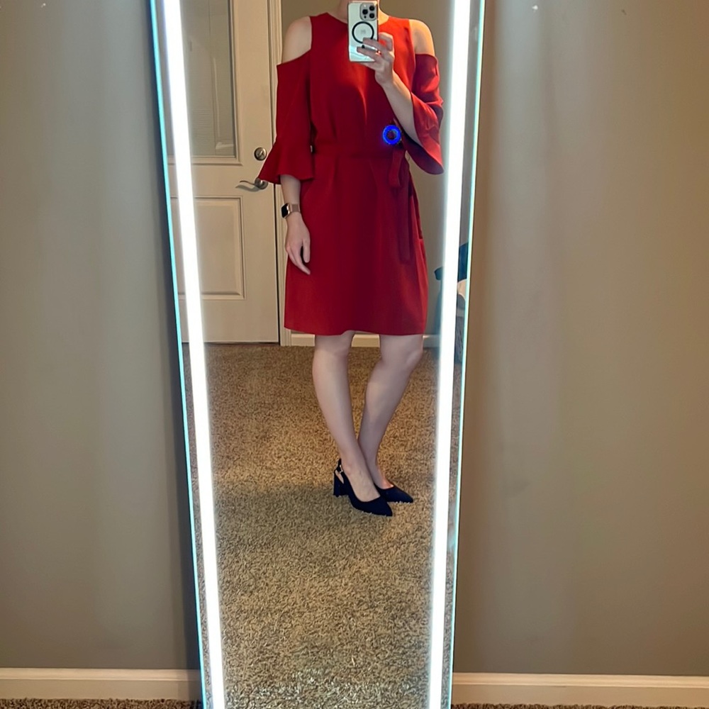 Ann Taylor Cold Shoulder Dress